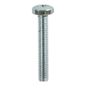 Machine Screw PZ3 PAN Zinc-M6 x 25