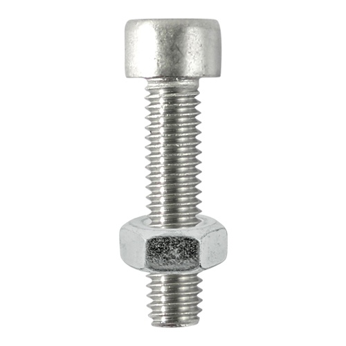 Cap Socket & Nut - A2 SS-M6 x 16
