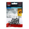 Cap Socket & Nut - A2 SS-M6 x 16