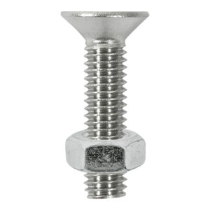 CSK Socket & Nut - A2 SS-M6 x 25