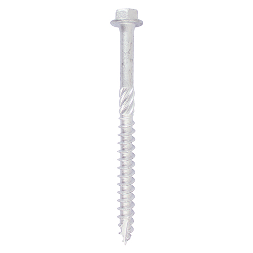 Timber Frame Screw HEX Silver-6.0 x 60