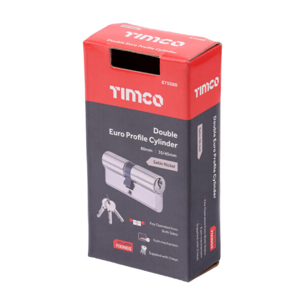 Double Euro Cylinder SN-80 (35/45)