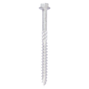 Timber Frame Screw HEX Silver-6.0 x 80
