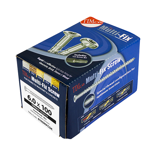 680MFCSK_w2.jpg Multi-Fix Masonry Screw - CSK-6.0 x 80