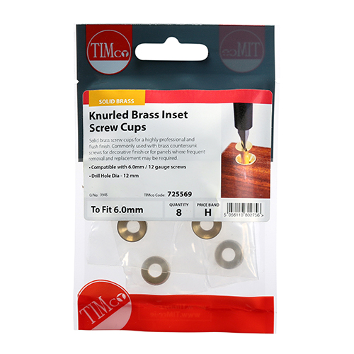 725569_w2.jpg Knurled Brass Inset Screw Cups-To fit 5.5, 6.0 Screw