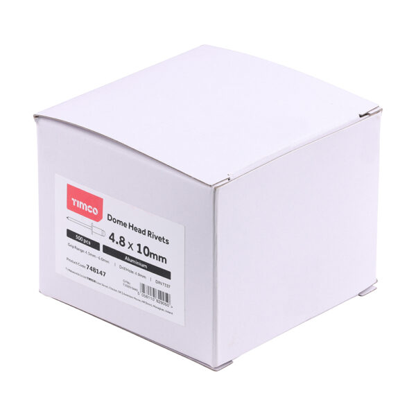 748147_w2.jpg Rivets Dome Head Aluminium-4.8 x 10