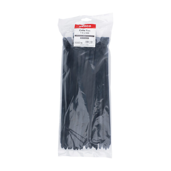 Cable Tie Black-7.6 x 300