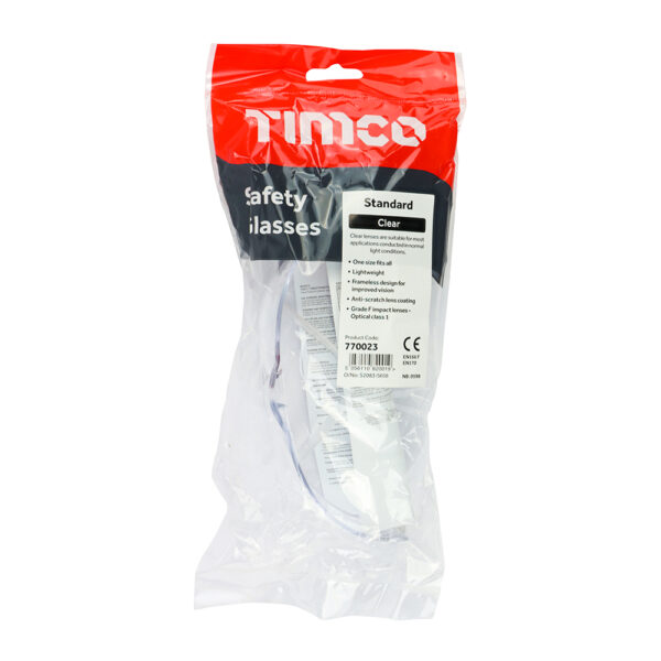 770023_w2.jpg Standard Safety Glasses Clear-One Size