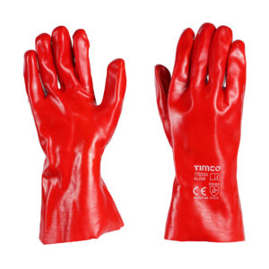 PVC Coated Gauntlets Cotton-X Large