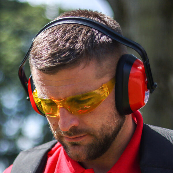 Standard Safety Glasses Amber-One Size