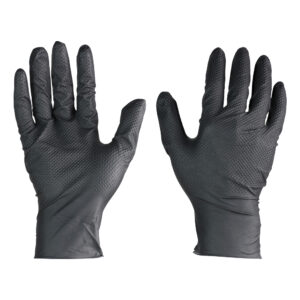 Diamond Texture Nitrile Gloves-Medium