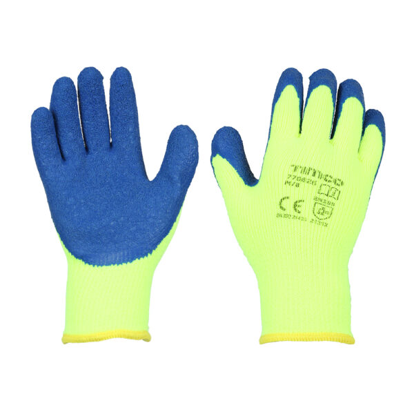 Warm Grip Glove Latex Crinkle-Medium