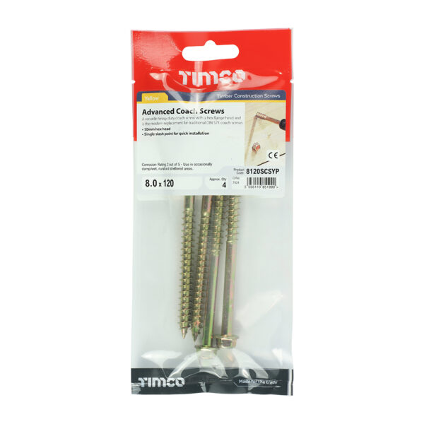 8120SCSYP_w2.jpg Advanced Coach Screw ZYP-8.0 x 120