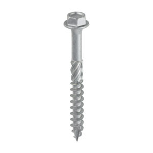 Timber Frame Screw HEX Silver-8.0 x 75