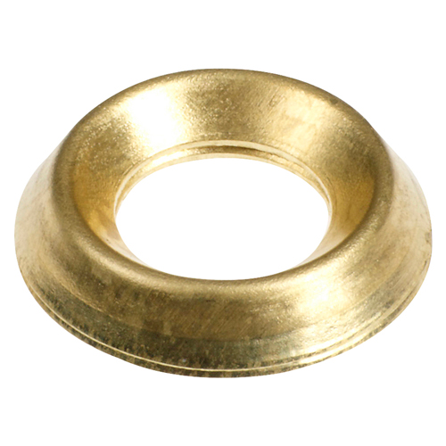 Surface Screw Cup - E/Brass-To fit 8 Gauge Screws