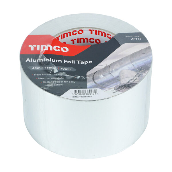 Aluminium Foil Tape-45m x 75mm