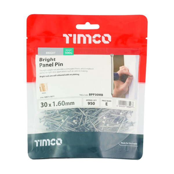 BPP30MB_w2.jpg Panel Pin - Bright-30 x 1.60