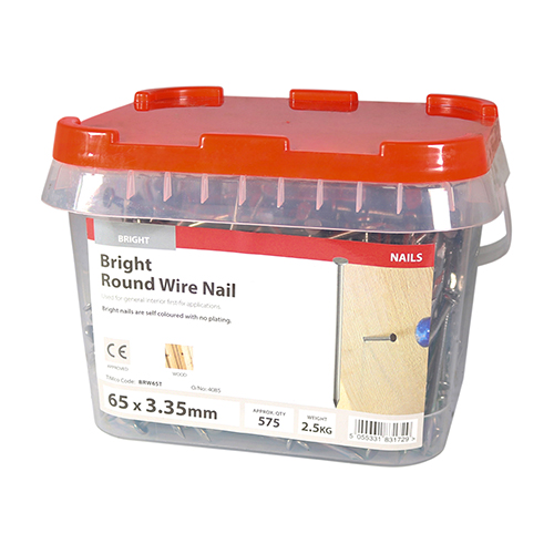 BRW65T_w2.jpg Round Wire Nail - Bright-65 x 3.35