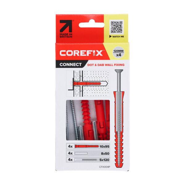 Corefix Dot & Dab Wall Fixing-5.0 x 120