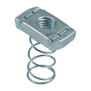 Channel Nut Long Spring BZP-M12