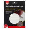 Adhesive Caps White Gloss-13mm