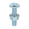 Cable Tray Bolt & F/Nut Zinc-M6 x 25