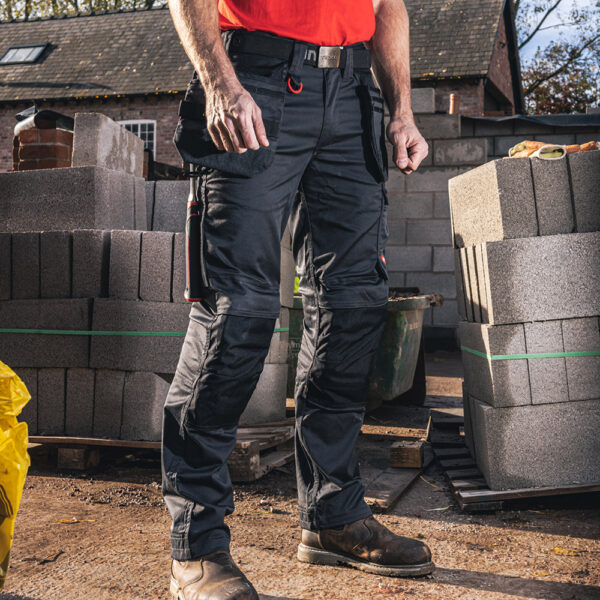 Craftsman Trousers -Grey/Black-W30 L32