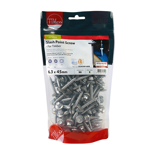 DS45W16BB_w2.jpg Hex Screw W16 Slash Bag EXT-6.3 x 45