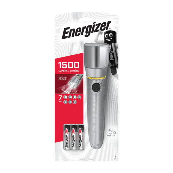 Energizer Metal Hand Torch-1500 Lumen