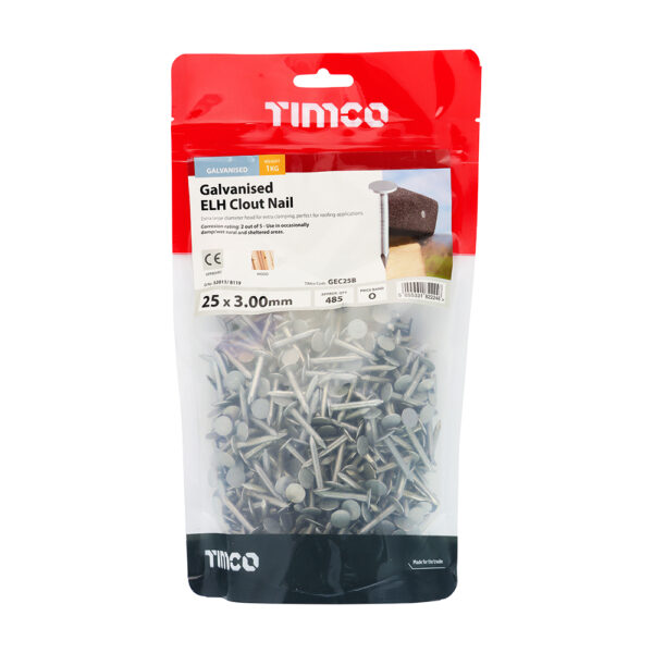 GCN25B_w2.jpg Clout Nail - Galvanised-25 x 2.65