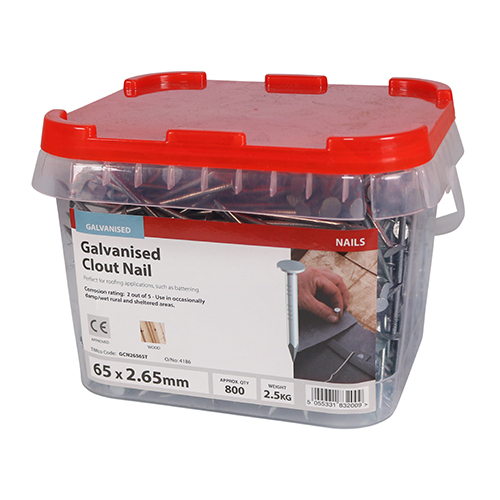 GCN26565T_w2.jpg Clout Nail - Galvanised-65 x 2.65