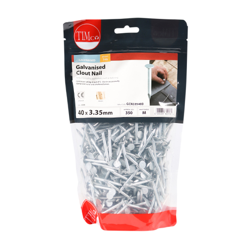 Clout Nail - Galvanised-40 x 3.35