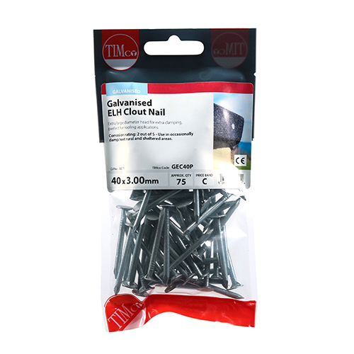 Clout Nail ELH - Galvanised-40 x 3.00