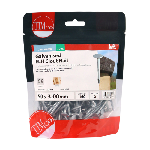 GEC50MB_w2.jpg Clout Nail ELH - Galvanised-50 x 3.00