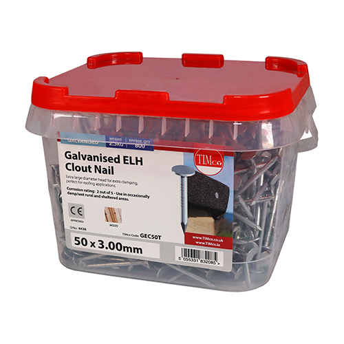 Clout Nail ELH - Galvanised-50 x 3.00