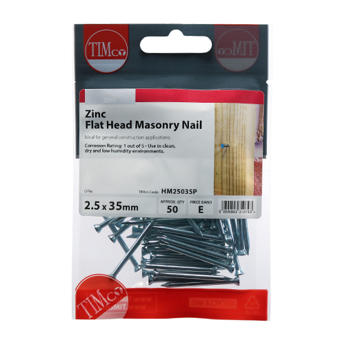 Masonry Nail-2.5 x 35