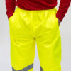 Hi-Vis Elastic Trousers Yellow-Medium