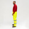 Hi-Vis Elastic Trousers Yellow-X Large
