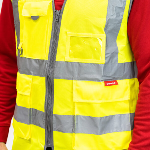 Hi-Vis Executive Vest Yellow-Large