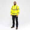 Hi-Vis Fleece Jacket Yellow-XXX Large