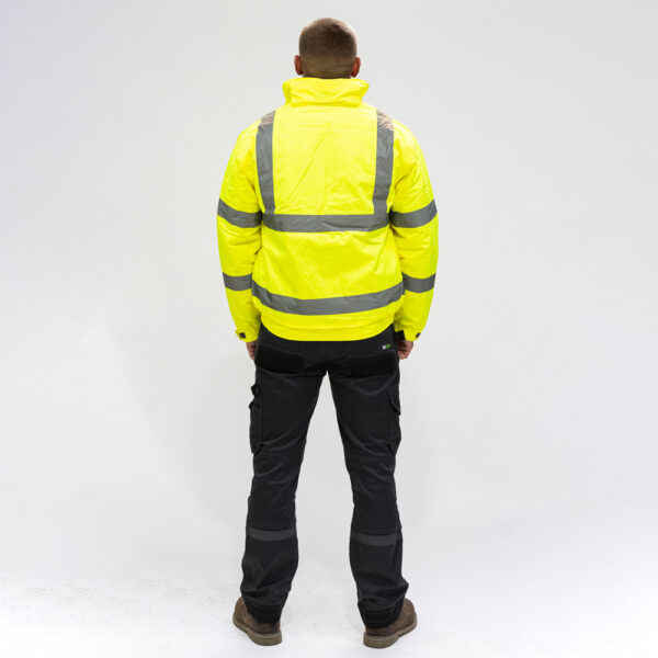 Hi-Vis Bomber Jacket Yellow-XXX Large