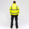 Hi-Vis Bomber Jacket Yellow-Large