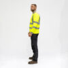 Hi-Vis Polo L/SLEEVE Yellow-XXX Large
