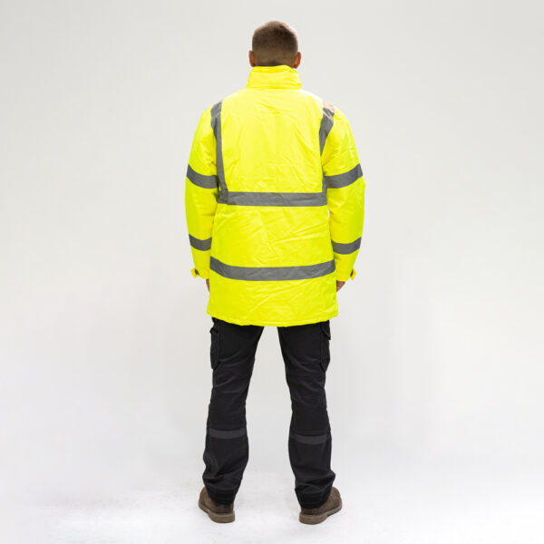 Hi-Vis Parka Jacket Yellow-Small