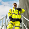 HVSJ4XL_w5.jpg Hi-Vis Softshell Jacket Yellow-XXXX Large