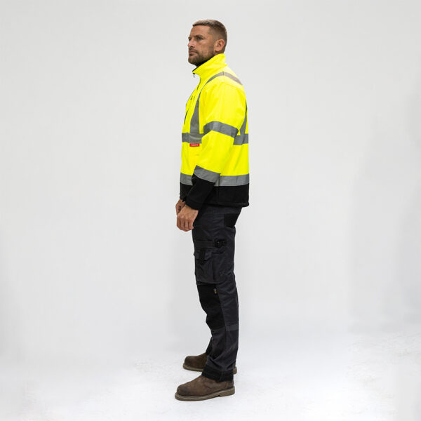 Hi-Vis Softshell Jacket Yellow-Large