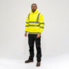 Hi-Vis Sweatshirt Yellow-Large