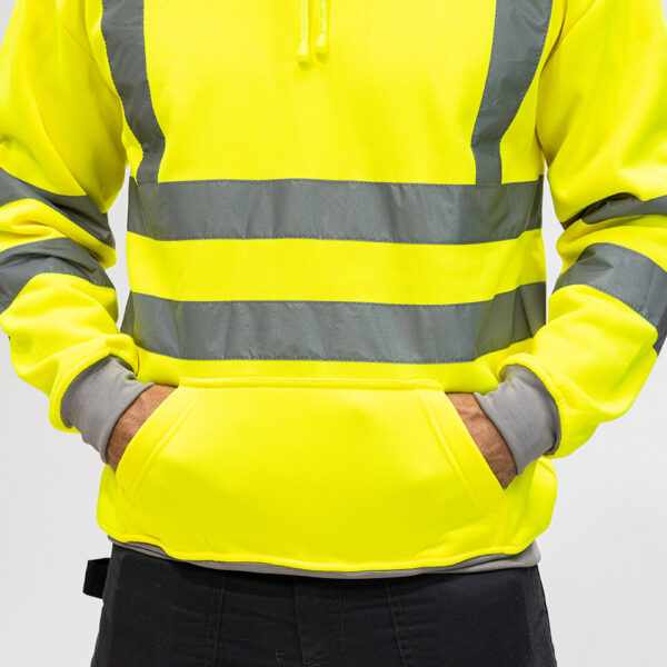 Hi-Vis Sweatshirt Yellow-Large
