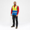 Hi-Vis Vest Yellow & Blue-XX Large