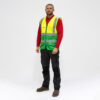 Hi-Vis Vest Yellow & Green-XXX Large
